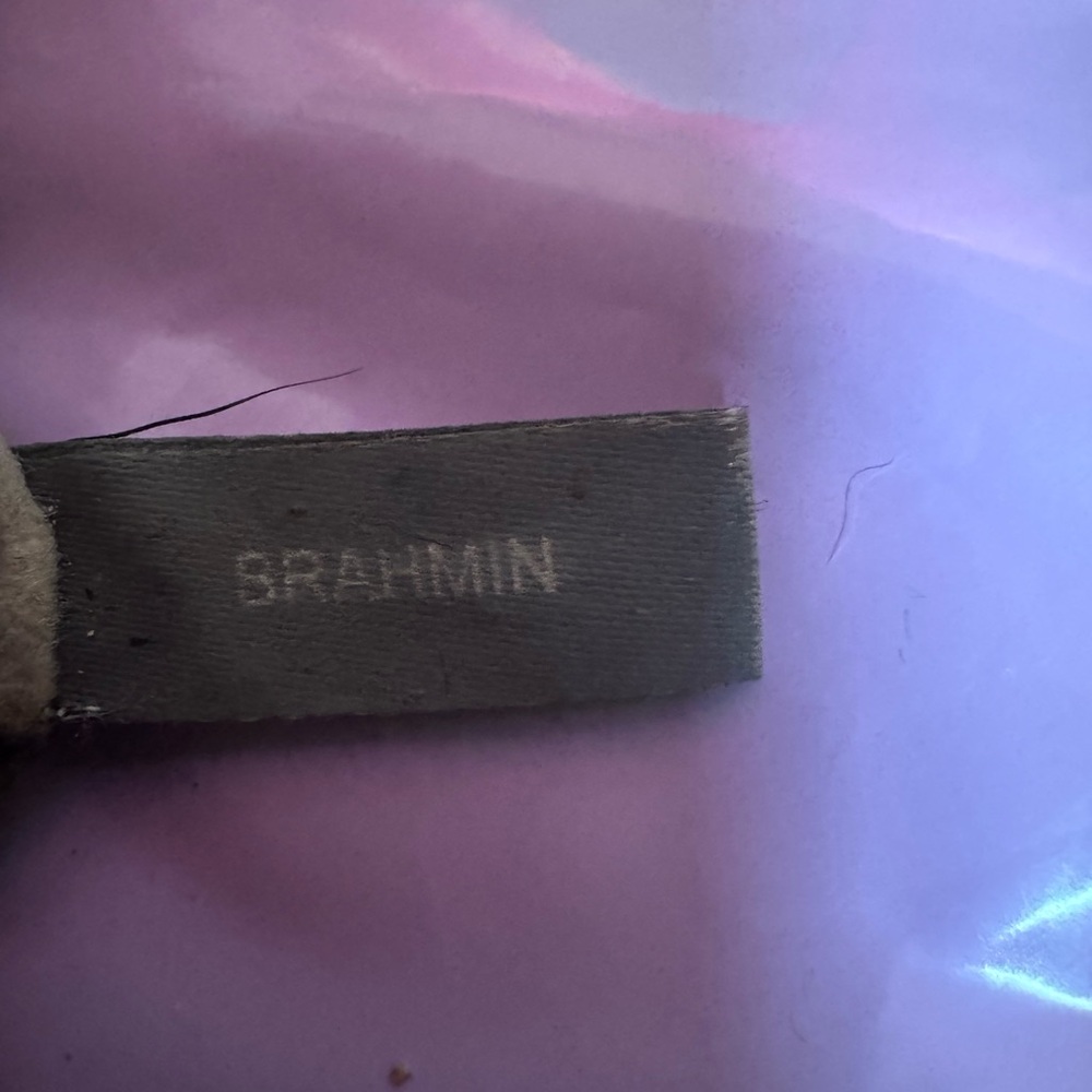 Brahmin Jody Melbourne Blue Croc Embossed Crossbody Bag-EUC - Picture 7 of 12